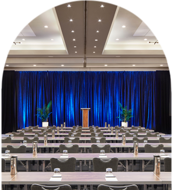 Large meeting venue.